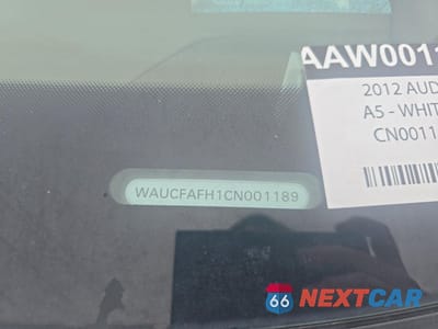 Zdjęcie 10 z 10 samochodu: 2012 AUDI A5 PREMIUM VIN:WAUCFAFH1CN001189 - miniatura