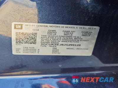 Zdjęcie 12 z 12 samochodu: 2018 CHEVROLET SILVERADO K1500 LTZ VIN:3GCUKSEJ8JG299128 - miniatura