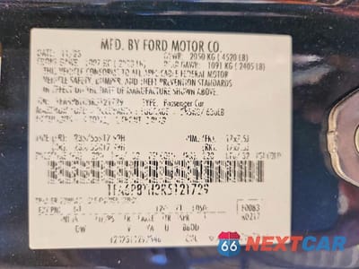 Zdjęcie 12 z 12 samochodu: 2024 FORD MUSTANG VIN:1FA6P8TH3R5121729 - miniatura