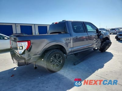 Trzecie zdjęcie samochodu z tyłu: 2021 FORD F150 SUPERCREW VIN:1FTEW1C54MFA41056 - miniatura