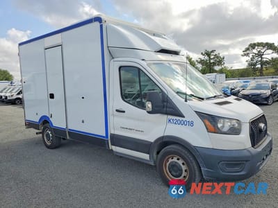 Czwarte zdjęcie samochodu z boku: 2020 FORD TRANSIT DELIVERY TRUCK VIN:1FDBW5Z80LKA75542 - miniatura