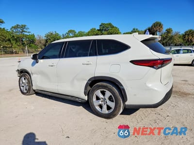 Drugie zdjęcie samochodu z przodu: 2021 TOYOTA HIGHLANDER L VIN:5TDCZRAHXMS517899 - miniatura