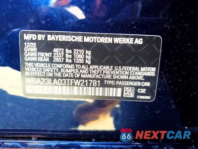 Zdjęcie 12 z 12 samochodu: 2026 BMW 330XI VIN:WBA23LA03TFW21781 - miniatura