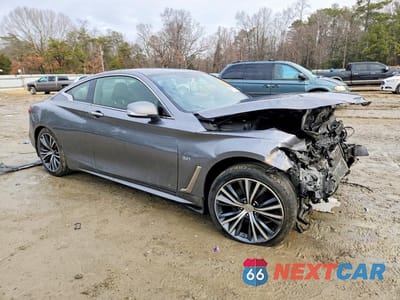 Czwarte zdjęcie samochodu z boku: 2017 INFINITI Q60 3.0T PREMIUM VIN:JN1EV7EL6HM551088 - miniatura