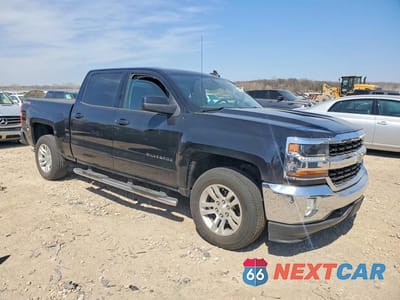 Czwarte zdjęcie samochodu z boku: 2017 CHEVROLET SILVERADO K1500 LT VIN:3GCUKRECXHG317990 - miniatura