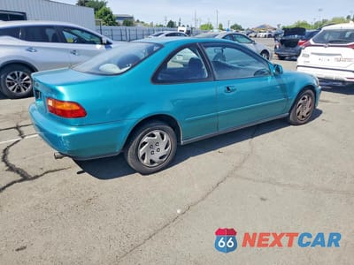 Trzecie zdjęcie samochodu z tyłu: 1994 HONDA CIVIC EX VIN:2HGEJ1223RH508237 - miniatura