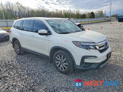 Czwarte zdjęcie samochodu z boku: 2019 HONDA PILOT EXL VIN:5FNYF5H53KB003185 - miniatura