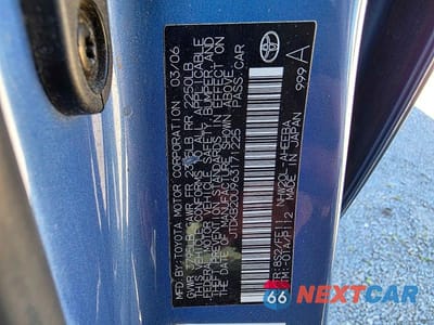 Zdjęcie 10 z 10 samochodu: 2006 TOYOTA PRIUS BASE VIN:JTDKB20U963171225 - miniatura