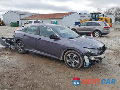 Czwarte zdjęcie samochodu z boku: 2019 HONDA CIVIC VIN:2HGFC2E68KH517833 - miniatura