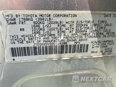 Zdjęcie 10 z 10 samochodu: 2003 TOYOTA RAV4 BASE VIN:JTEGH20V930118398 - miniatura