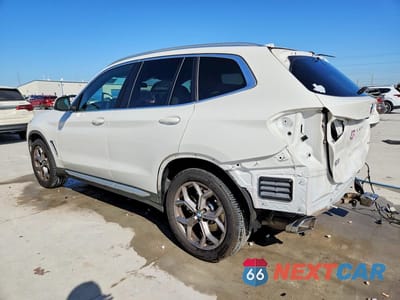 Drugie zdjęcie samochodu z przodu: 2022 BMW X3 SDRIVE30I VIN:5UX43DP09N9M15535 - miniatura