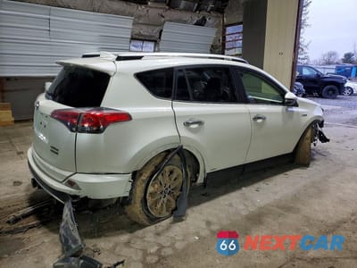 Trzecie zdjęcie samochodu z tyłu: 2016 TOYOTA RAV4 HYBRID LIMITED VIN:JTMDJREV1GD040663 - miniatura