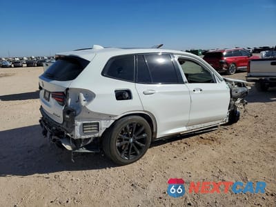 Trzecie zdjęcie samochodu z tyłu: 2022 BMW X3 M40I VIN:5UX83DP08N9K52054 - miniatura