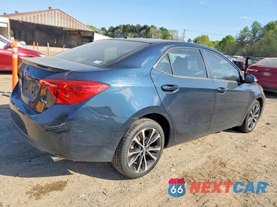 Trzecie zdjęcie samochodu z tyłu: 2017 TOYOTA COROLLA XSE VIN:5YFBURHE6HP706506 - miniatura