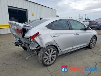 Trzecie zdjęcie samochodu z tyłu: 2021 HYUNDAI ACCENT LIMITED VIN:3KPC34A66ME133695 - miniatura