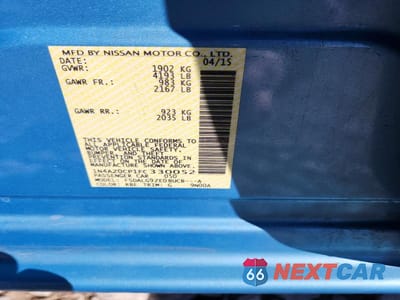Zdjęcie 12 z 12 samochodu: 2015 NISSAN LEAF SL VIN:1N4AZ0CP1FC330052 - miniatura