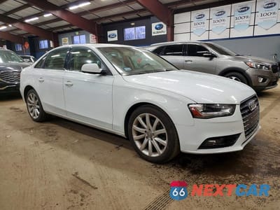 Czwarte zdjęcie samochodu z boku: 2013 AUDI A4 PREMIUM PLUS VIN:WAUFFAFLXDA181458 - miniatura