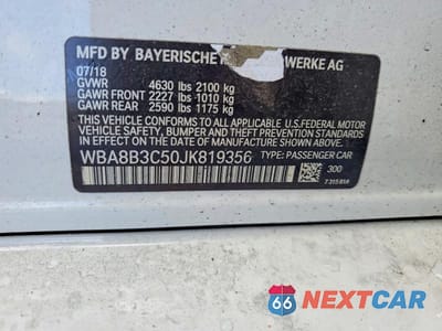 Zdjęcie 12 z 12 samochodu: 2018 BMW 340 I VIN:WBA8B3C50JK819356 - miniatura