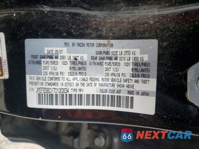 Zdjęcie 13 z 13 samochodu: 2007 MAZDA CX-9 VIN:JM3TB38CX70120834 - miniatura