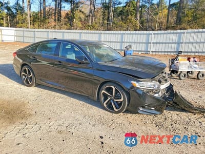 Czwarte zdjęcie samochodu z boku: 2020 HONDA ACCORD SPORT VIN:1HGCV1F33LA156474 - miniatura
