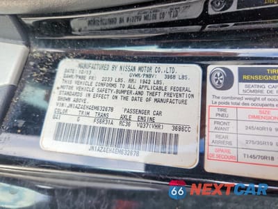 Zdjęcie 12 z 12 samochodu: 2014 NISSAN 370Z TOURING VIN:JN1AZ4EH4EM632678 - miniatura