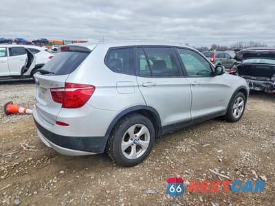 Trzecie zdjęcie samochodu z tyłu: 2011 BMW X3 XDRIVE28I VIN:5UXWX5C52BL711693 - miniatura