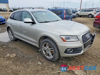 Czwarte zdjęcie samochodu z boku: 2016 AUDI Q5 PREMIUM PLUS VIN:WA1L2AFP9GA048175 - miniatura
