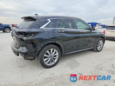 Trzecie zdjęcie samochodu z tyłu: 2022 INFINITI QX50 ESSENTIAL VIN:3PCAJ5CA4NF116779 - miniatura
