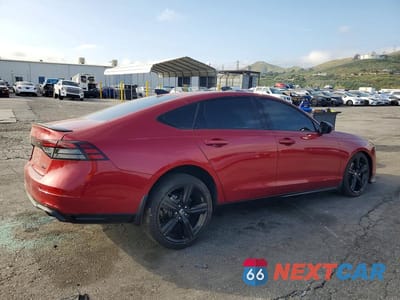 Trzecie zdjęcie samochodu z tyłu: 2025 HONDA ACCORD HYBRID SPORT-L VIN:1HGCY2F79SA058063 - miniatura