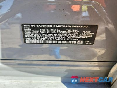 Zdjęcie 14 z 14 samochodu: 2024 BMW X3 SDRIVE30I VIN:WBX47DP05RN304051 - miniatura