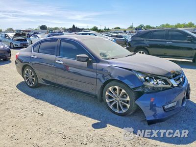 Czwarte zdjęcie samochodu z boku: 2015 HONDA ACCORD SPORT VIN:1HGCR2F59FA154065 - miniatura