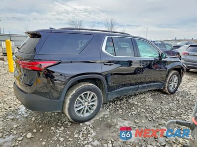Trzecie zdjęcie samochodu z tyłu: 2023 CHEVROLET TRAVERSE LT VIN:1GNEVGKW1PJ195247 - miniatura