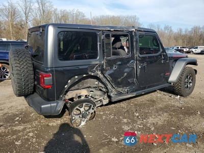 Trzecie zdjęcie samochodu z tyłu: 2021 JEEP WRANGLER UNLIMITED RUBICON VIN:1C4HJXFG2MW531944 - miniatura