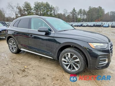 Czwarte zdjęcie samochodu z boku: 2021 AUDI Q5 PREMIUM VIN:WA1AAAFY7M2076257 - miniatura