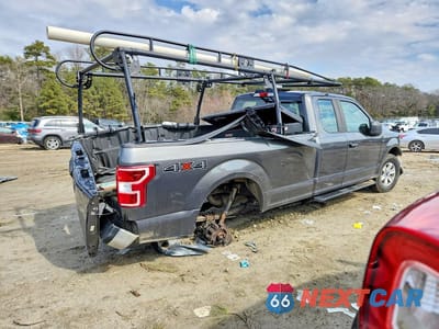 Trzecie zdjęcie samochodu z tyłu: 2019 FORD F150 SUPER CAB VIN:1FTFX1E48KKC06603 - miniatura
