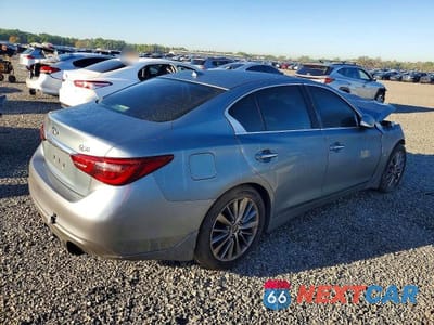 Trzecie zdjęcie samochodu z tyłu: 2018 INFINITI Q50 3.0T LUXE VIN:JN1EV7AP8JM360870 - miniatura