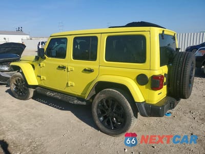 Drugie zdjęcie samochodu z przodu: 2022 JEEP WRANGLER UNLIMITED SAHARA 4XE VIN:1C4JJXP64NW279266 - miniatura