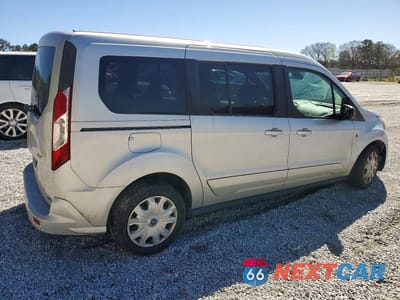 Trzecie zdjęcie samochodu z tyłu: 2019 FORD TRANSIT CONNECT XLT VIN:NM0GE9F20K1389312 - miniatura