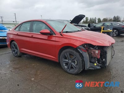 Czwarte zdjęcie samochodu z boku: 2022 VOLKSWAGEN JETTA SE VIN:3VW7M7BU1NM013305 - miniatura