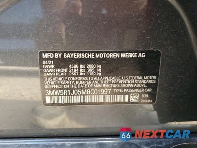 Zdjęcie 12 z 12 samochodu: 2021 BMW 330I VIN:3MW5R1J05M8C01997 - miniatura