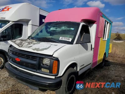 2001 CHEVROLET EXPRESS CUTAWAY G3500 1GBHG31R911209993 - główne zdjęcie licytacji z USA - miniatura