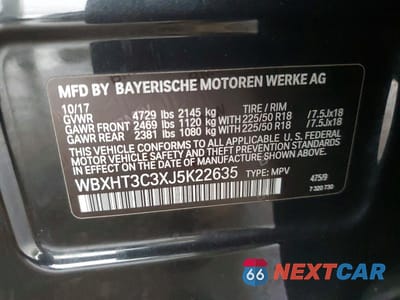 Zdjęcie 13 z 13 samochodu: 2018 BMW X1 XDRIVE28I VIN:WBXHT3C3XJ5K22635 - miniatura