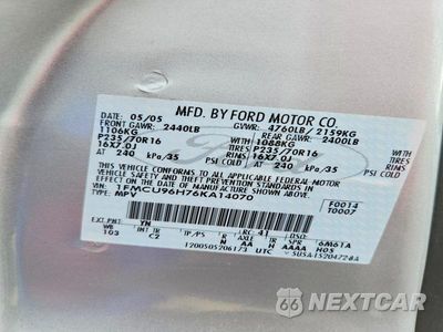 Zdjęcie 12 z 12 samochodu: 2006 FORD ESCAPE HEV VIN:1FMCU96H76KA14070 - miniatura