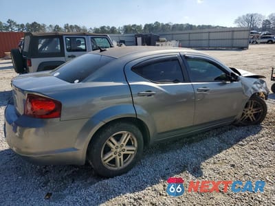 Trzecie zdjęcie samochodu z tyłu: 2011 DODGE AVENGER MAINSTREET VIN:1B3BD1FB8BN622431 - miniatura