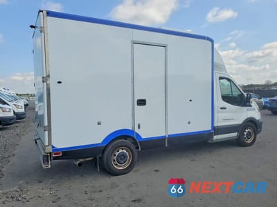 Trzecie zdjęcie samochodu z tyłu: 2020 FORD TRANSIT DELIVERY TRUCK VIN:1FDBW5Z81LKA95573 - miniatura