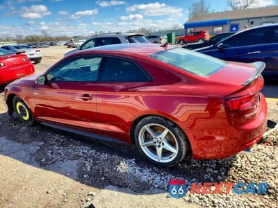 Drugie zdjęcie samochodu z przodu: 2018 AUDI A5 PREMIUM PLUS S-LINE VIN:WAUTNAF51JA036229 - miniatura