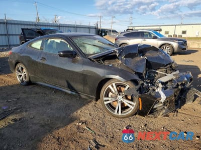 Czwarte zdjęcie samochodu z boku: 2021 BMW 430XI VIN:WBA73AP07MCG16090 - miniatura