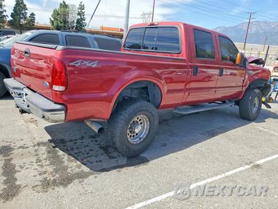 Trzecie zdjęcie samochodu z tyłu: 2002 FORD F250 SUPER DUTY VIN:1FTNW21F72EA95102 - miniatura