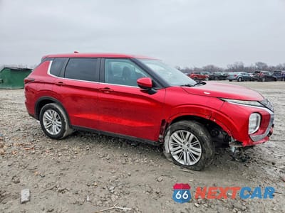 Czwarte zdjęcie samochodu z boku: 2022 MITSUBISHI OUTLANDER ES VIN:JA4J4TA84NZ046636 - miniatura