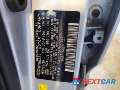 Zdjęcie 12 z 12 samochodu: 2017 HYUNDAI ACCENT SE VIN:KMHCT5AE7HU325904 - miniatura